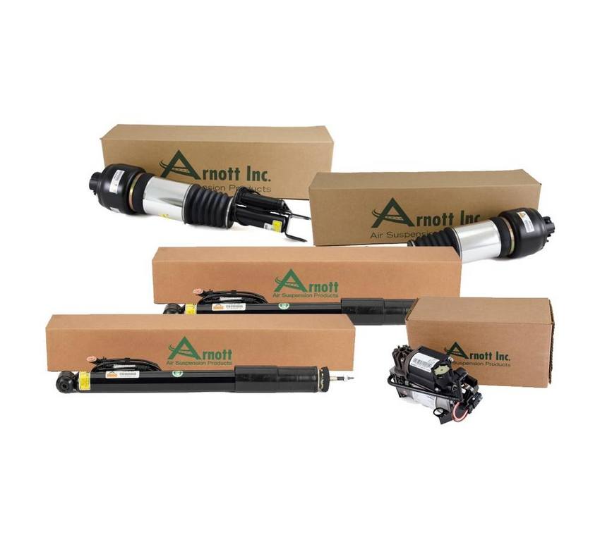 Mercedes Suspension Strut and Shock Absorber Assembly Kit - Front and Rear (with ADS) 211320611380 - Arnott 4001890KIT